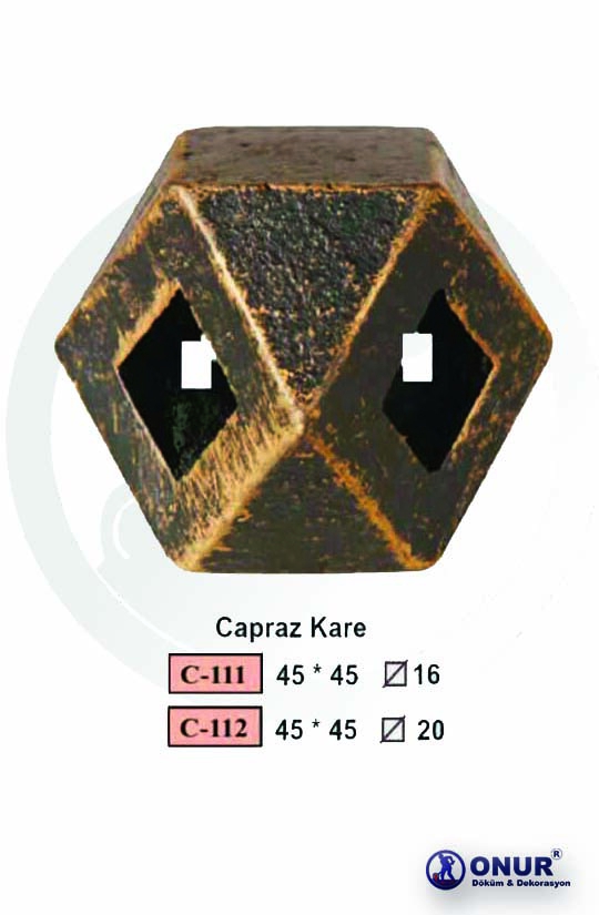 Hexagonal Mosque Knob Models - C-111